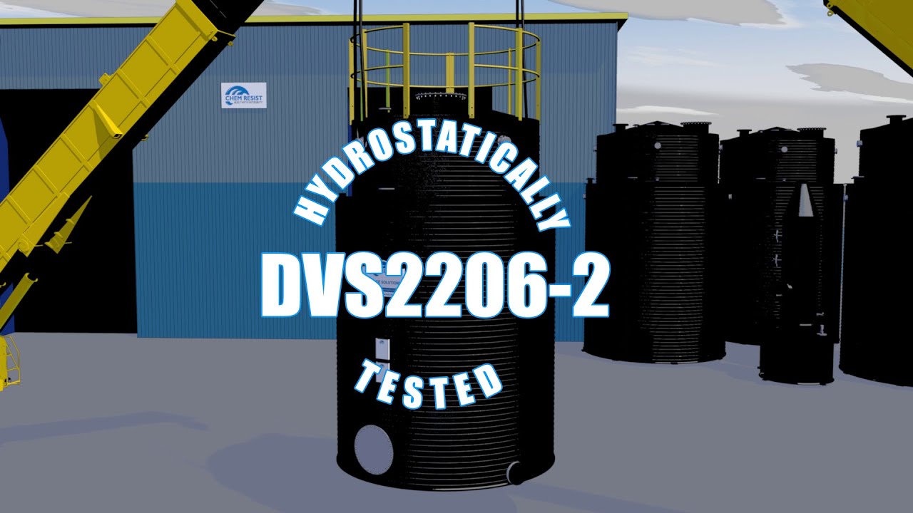 Manufacturing a Chem Resist Thermoplastic Spiral Wound Chemical Storage Tank