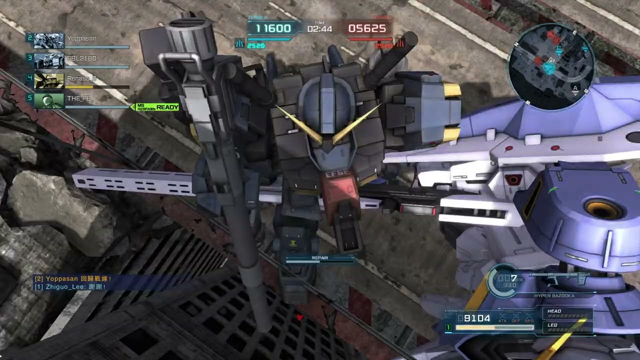 ガンダム バトル 2_傷害輸出11萬 ガンダム5号機Bst Lv1_20260303231049
