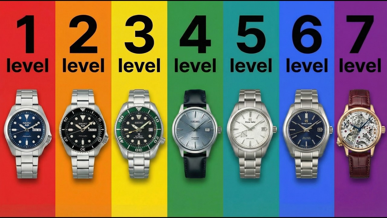 The 7 Levels Of Seiko Watches
