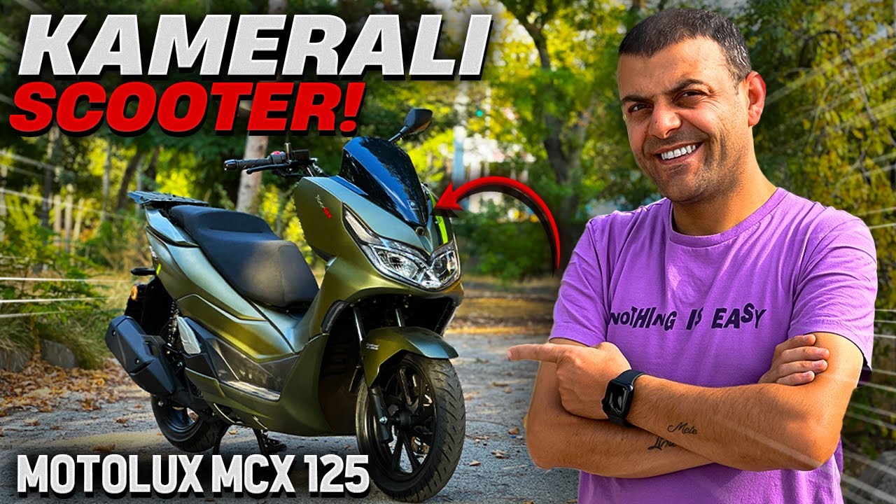 Kameralı scooter | Motolüx Mcx 125 motosiklet | Kolaçan