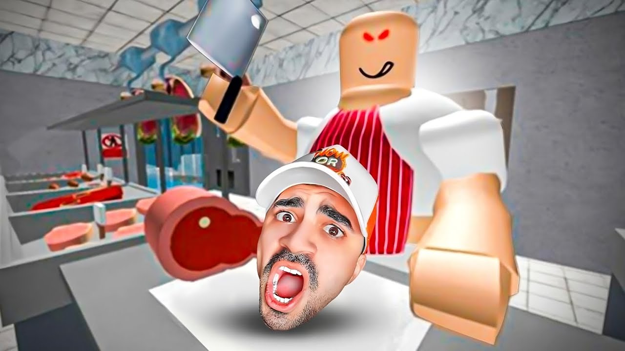 الجزار الشرير قطع راسي 😱 - Roblox