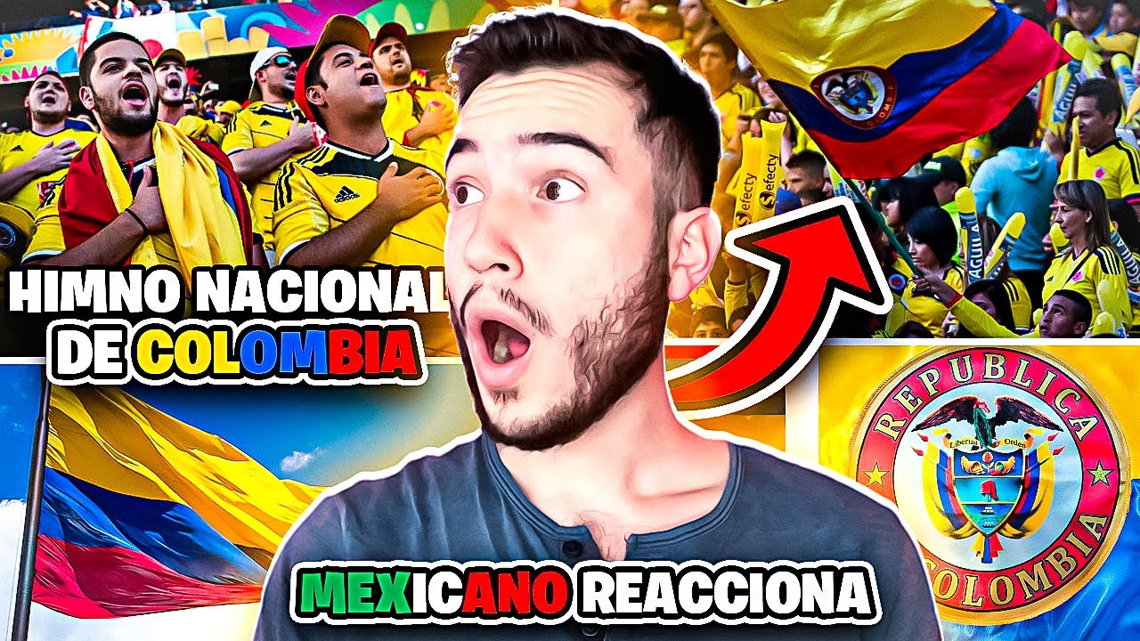 MEXICANO REACCIONA a HIMNO DE COLOMBIA 🇨🇴 *DE LOS MEJORES DEL MUNDO* 😱