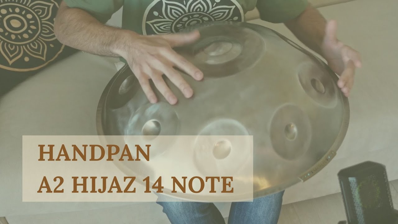 Handpan A2 Hijaz 14 note | Suono Mediorientale | Mandala Handpan