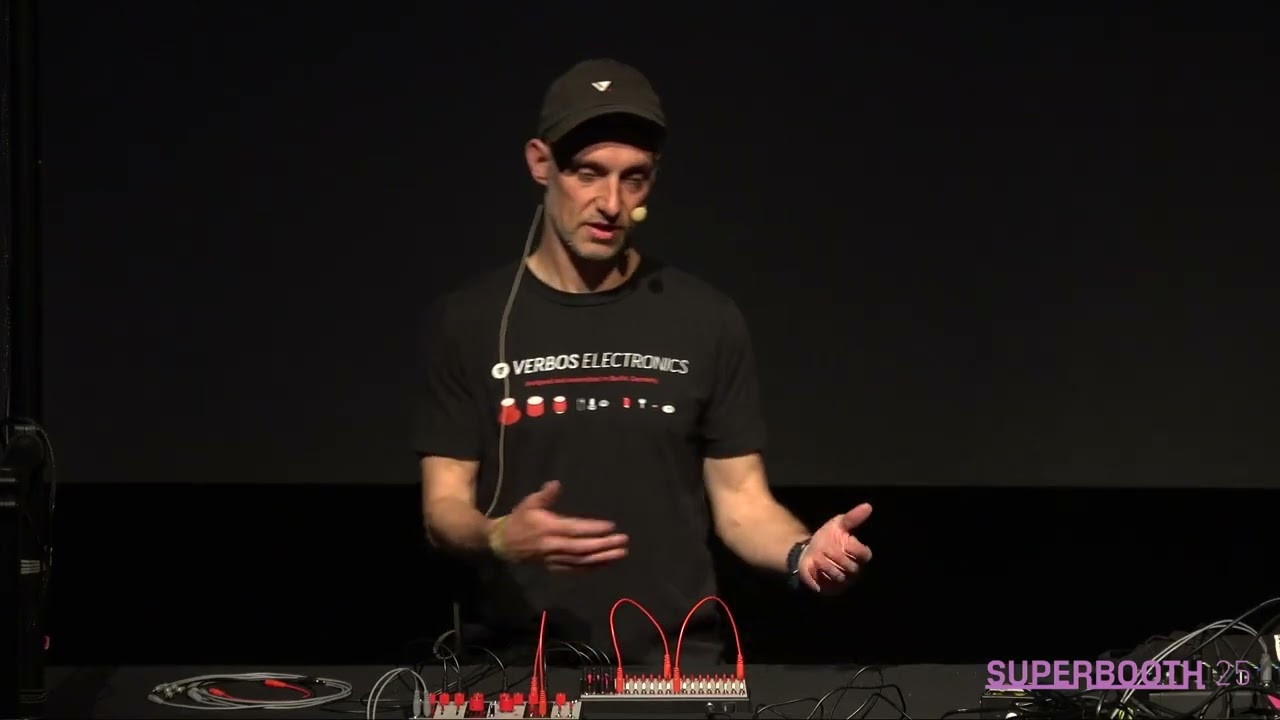 Verbos Electronics - Gesprächskonzert at SUPERBOOTH25