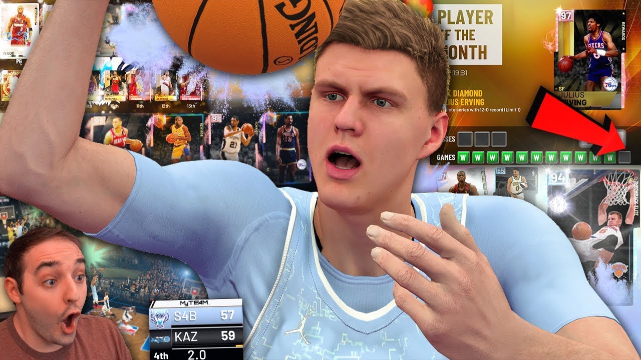 NBA 2K19 My Team CAN WE GO 12-0 & GET PINK DIAMOND JULIUS ERVING? YOU WONT BELIEVE THIS!!!