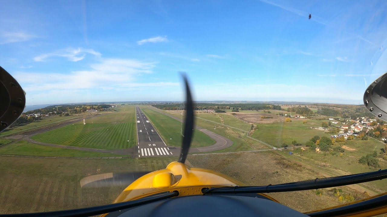 Final approach to Heringsdorf (EDAH)