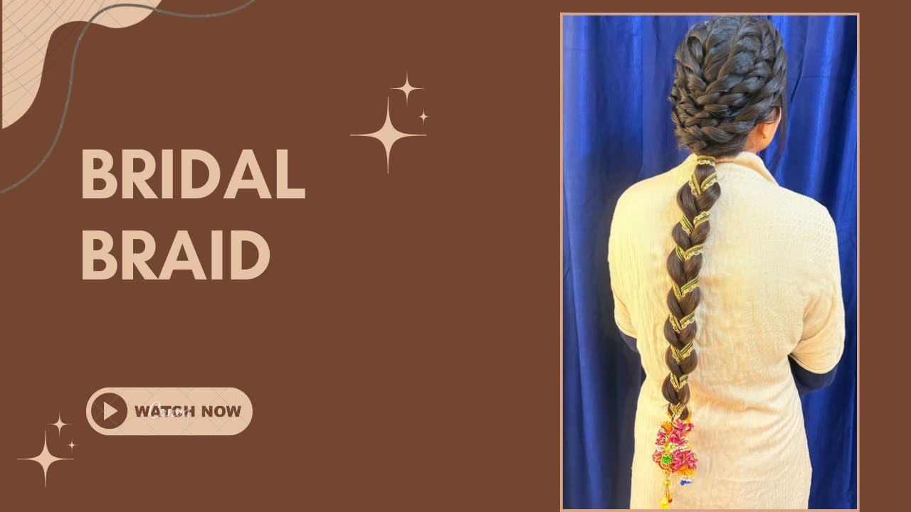 Simple and elegant braid hairstyle for beginners 🙃🙃