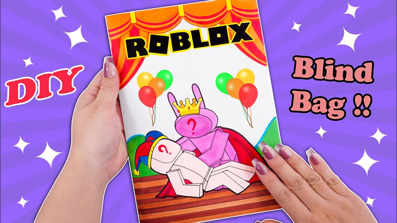 [🐾paper diy🐾] Roblox Jax and Pomni Couple | Outfit Blind Bag ASMR | The Amazing DIGITAL CIRCUS#Pommi