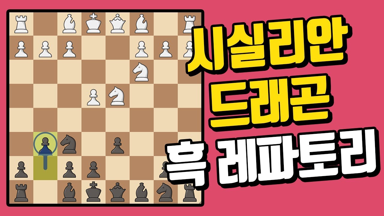 [체스 오프닝] 시실리안 드래곤 흑 레파토리