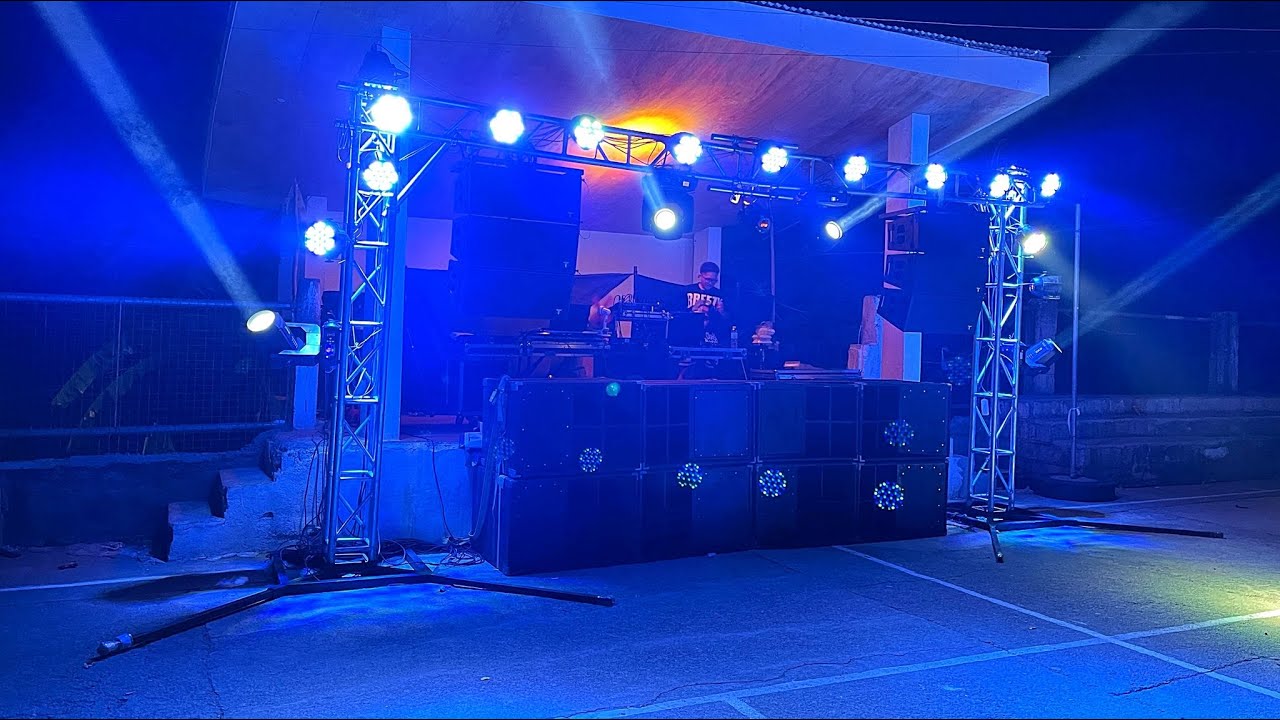 Mini Disco setup at Tayong Barili Cebu by SDSS vlog