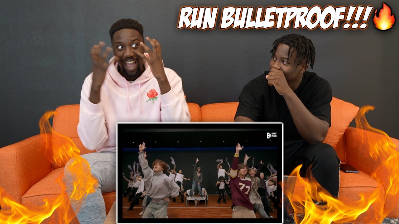 BTS (Bangtan Boys) Танцевальная практика «Run BTS» | РЕАКЦИЯ