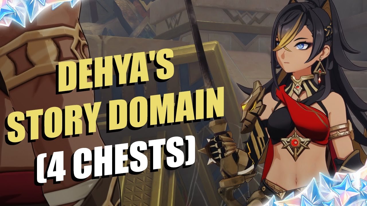 Dehya's Story Domain | Bygone Glories Passed (4 CHESTS) | Genshin Impact