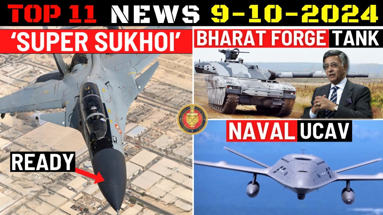 Indian Defence Updates : Super Sukhoi Radar Ready,Naval UCAV Order,Bharat Forge Light Tank