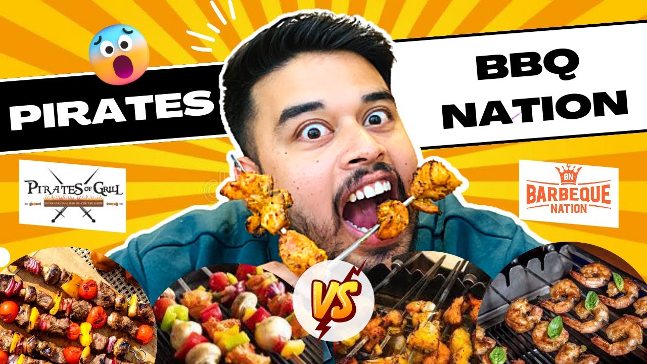UNLIMITED FOOD in just 700/- | BBQ Nation VS Pirates of Grill | Chef Jasbir