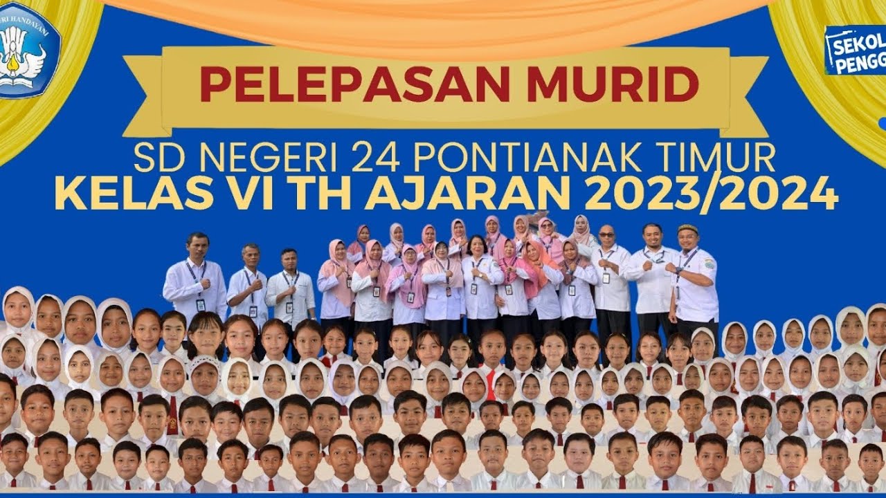 PELEPASAN MURID KELAS 6 TAHUN AJARAN 2023/2024