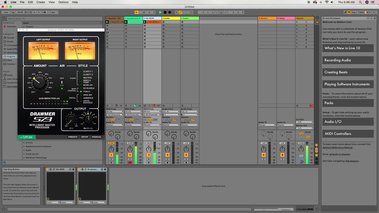 How to use the Drawmer S73 comp