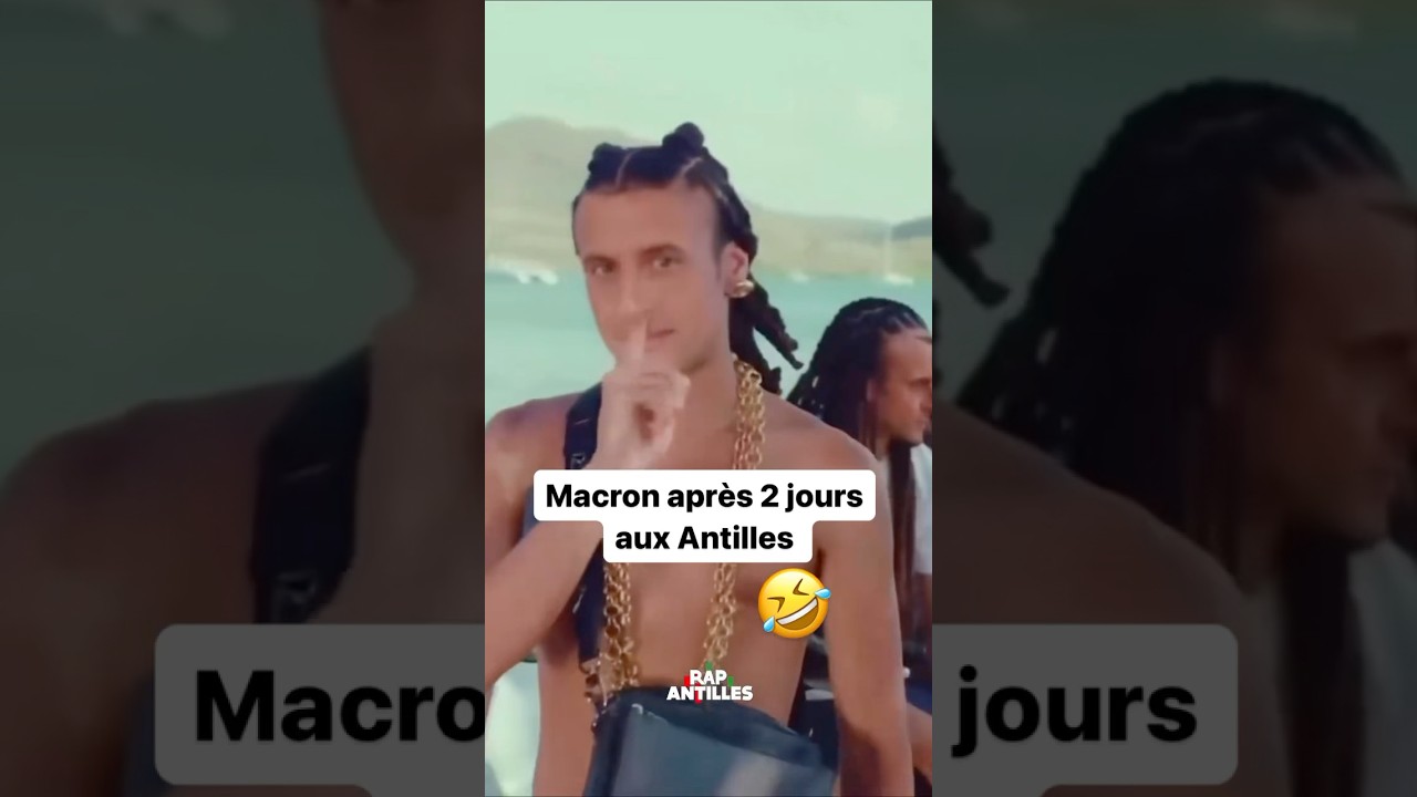 #macron apr&egrave;s 2 jours aux antilles #rapmusic #antillais