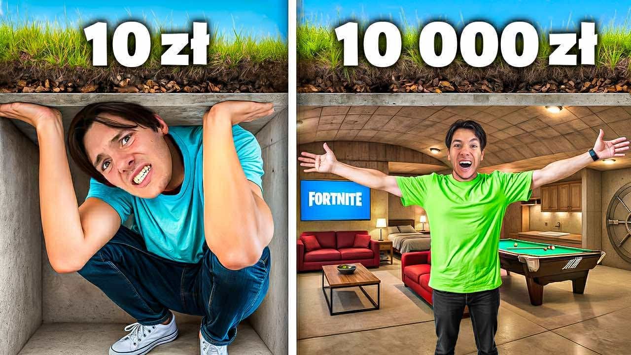 BUNKIER ZA 10 ZŁ VS 1000 ZŁ VS 10.000 ZŁ