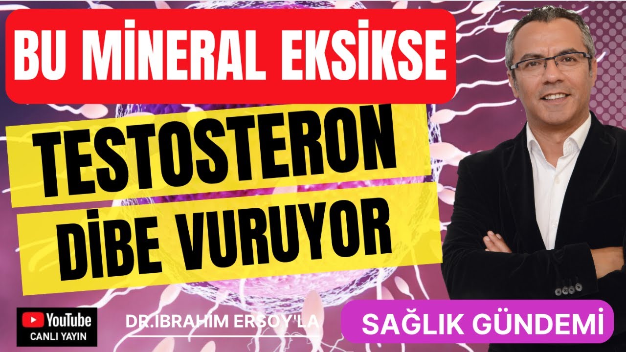 Bu MİNERAL eksikse TESTOSTERON azalıyor!