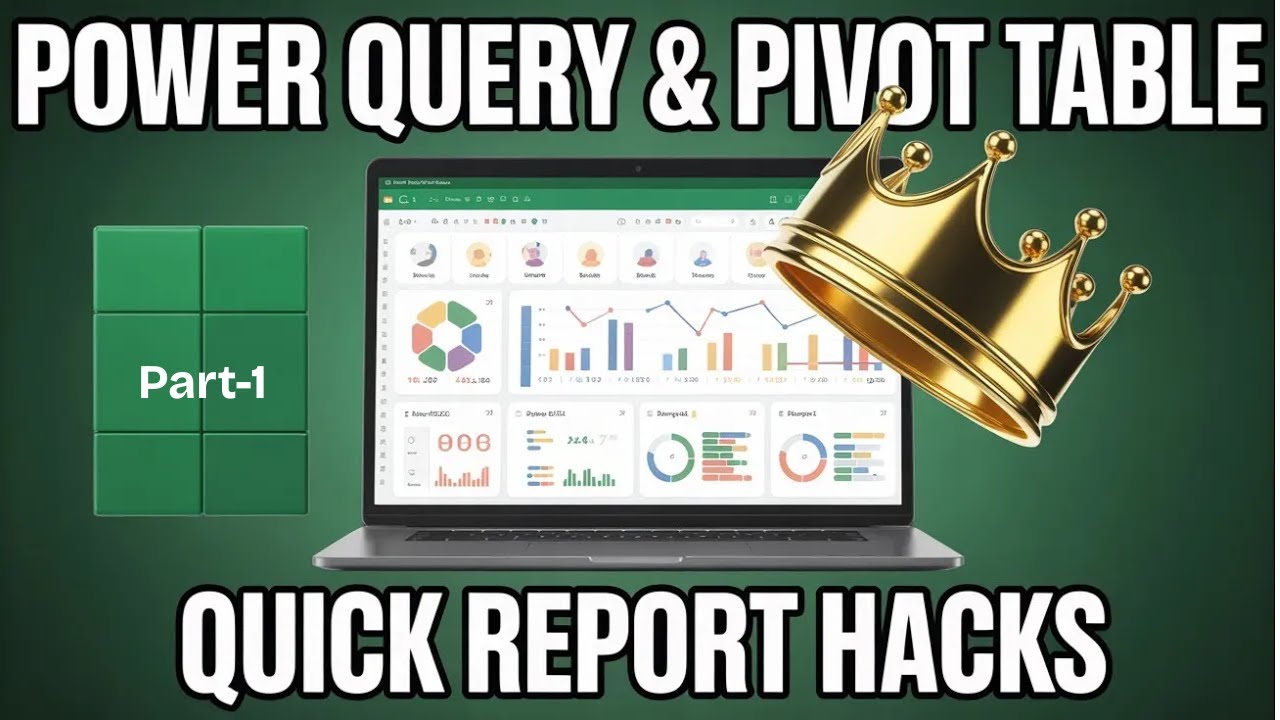 Automate Excel Reports FAST 🔥 Power Query + Pivot Table (No VBA)