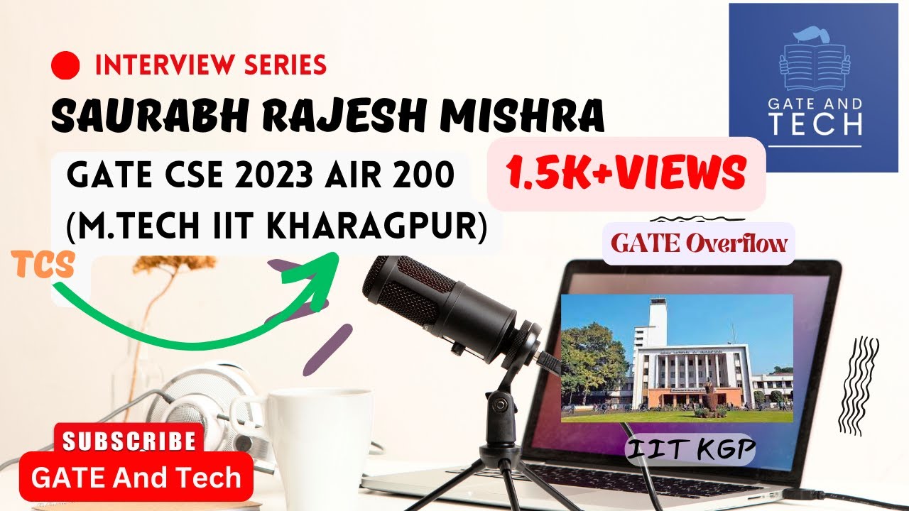 🚀 Saurabh Rajesh Mishra GATE Journey to @IITKharagpurOnline M.Tech ✨📚