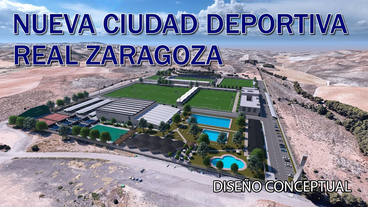 Diseño conceptual nueva ciudad deportiva Real Zaragoza