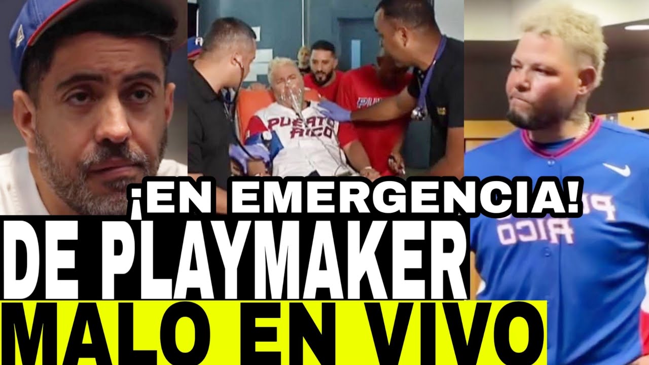 ¡DIOS MIO! DE PLAYMAKER TERMINA EN EMERGENCIA SE PUSO MALO EN VIVO PUERTO RICO CON GRAN MENSAJE