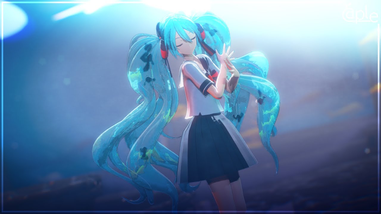 mmd | DEEP BLUE SONG | 初音ミク // Hatsune Miku | HAPPY B-DAY @lieutenaMMD | + MODEL DOWNLOAD