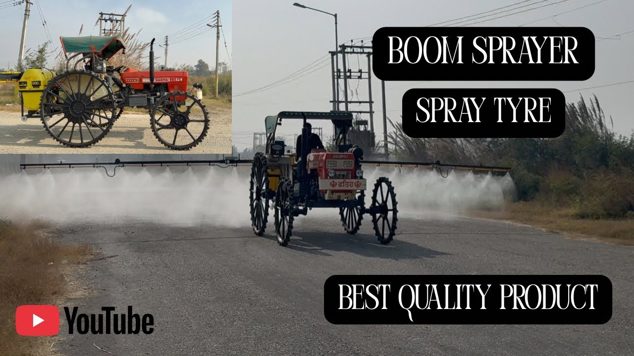 Latest agriculture equipment | Boom sprayer | Spray tyre | Best quality | Punjab | Swaraj