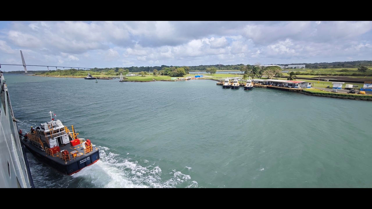 (10)PANAMA : vidéos en accéléré des écluses du lac Gatun - gala du nouvel an |EnvieDeVoy@ges
