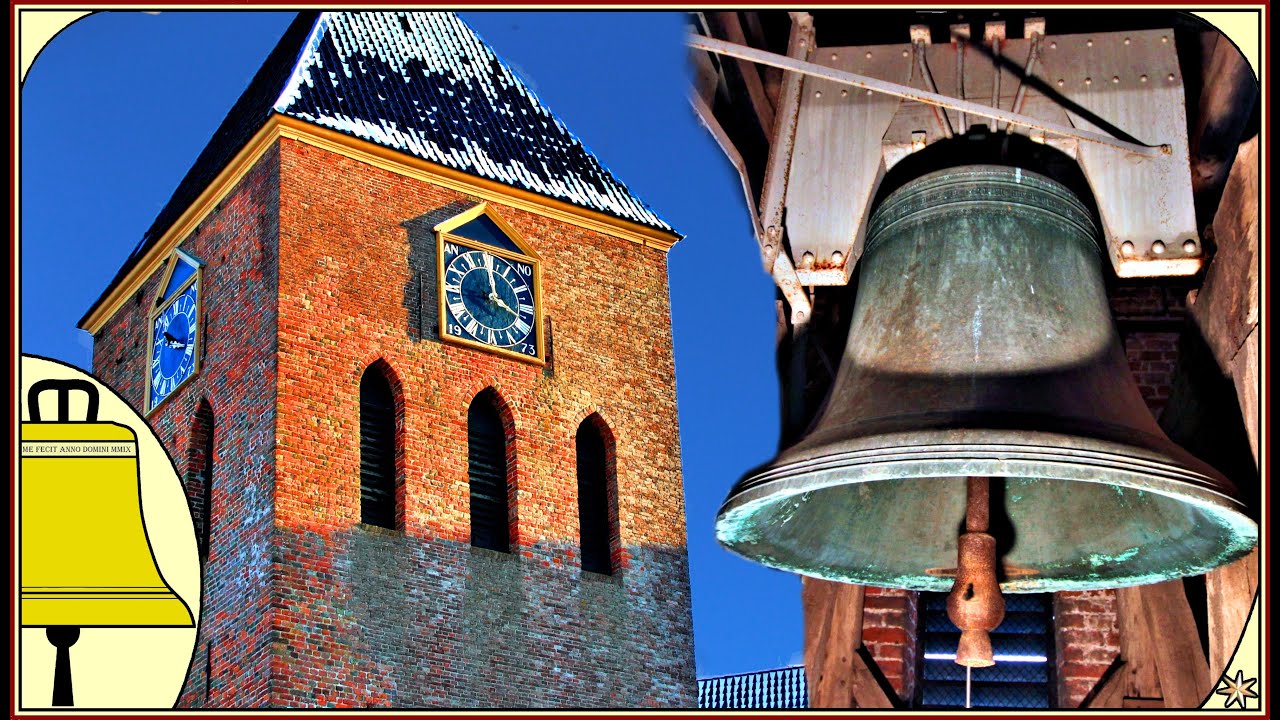 Zeerijp Groningen: Van Wou Kerkklokken Hervormde kerk (Glocke 1 & 2 Plenum)  (Better sound Quality)