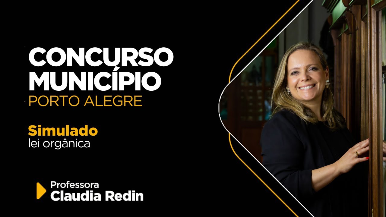 Simulado Lei Orgânica do Município de Porto Alegre
