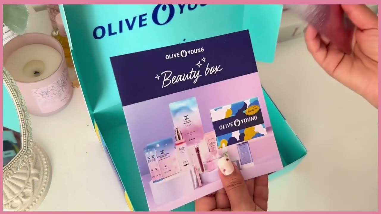 Olive young unboxing ASMR , منتجات كورية 🎀 مشترياتي من اوليف يونغ