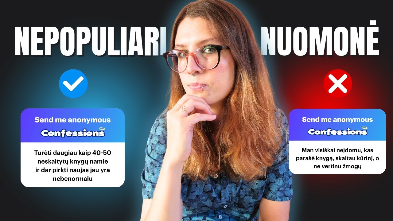 Nepatogi nuomonė apie knygas ❌📚❌