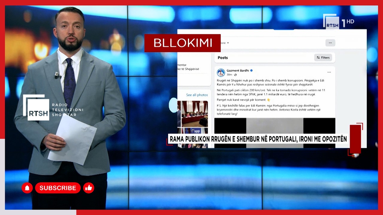 Edicioni Qëndror i Lajmeve - 25 Shkurt 2026, ora 20:00 | Revista Televizive në RTSH
