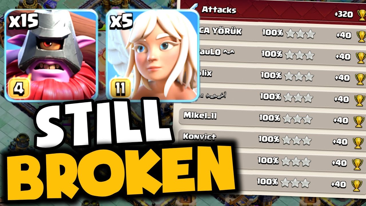 This is still the MOST OP ARMY in Clash of Clans! Thrower SPAM with MASS Totems is COMPLETELY BROKEN
