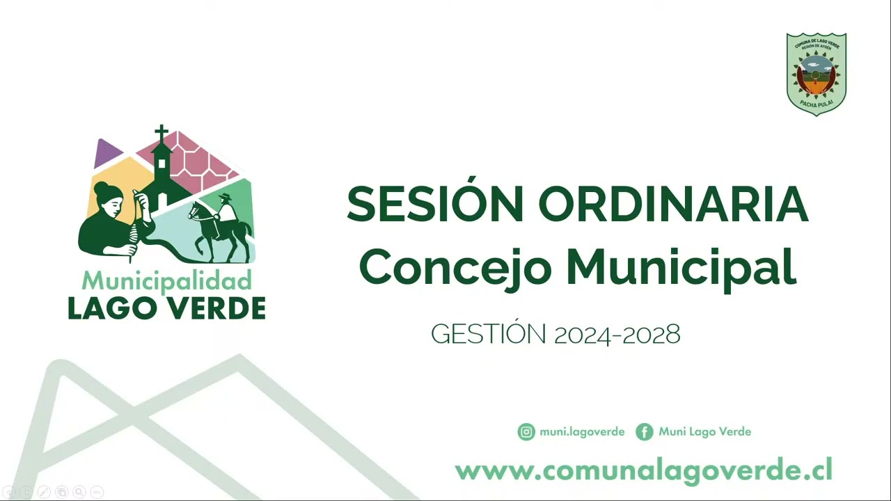 Sesión de concejo ordinario 40.