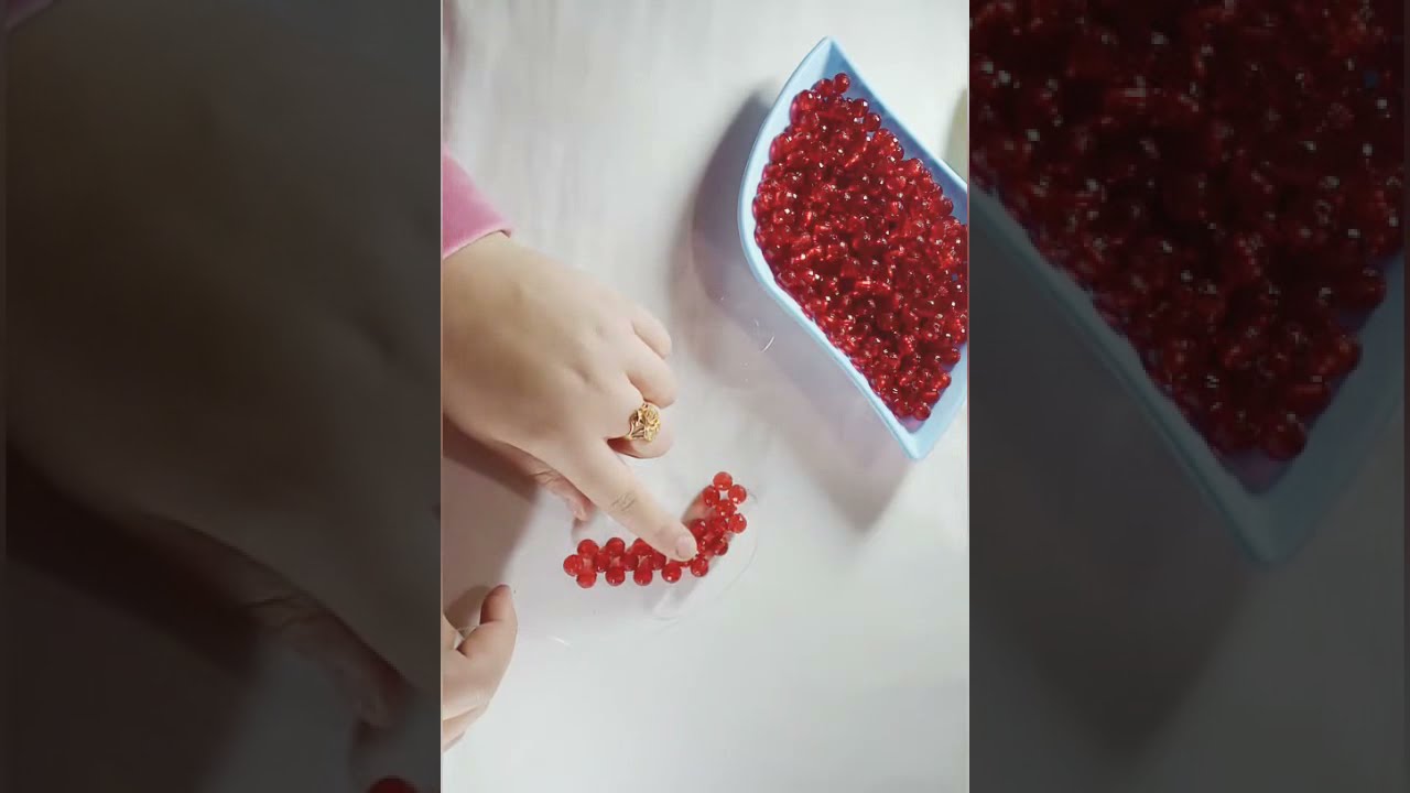عمل حرف o أو u بالخرز مع (ام سيف)😍