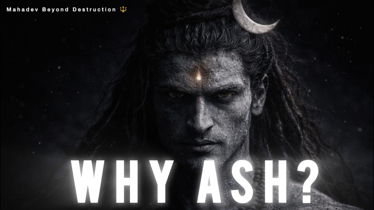 Why Mahadev Wears Ash? | The Real Meaning of Bhasma🔥🔱