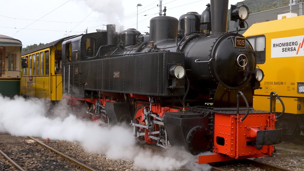 Ride Andermatt to Aigle and the Blonay Chamby narrow gauge museum railway