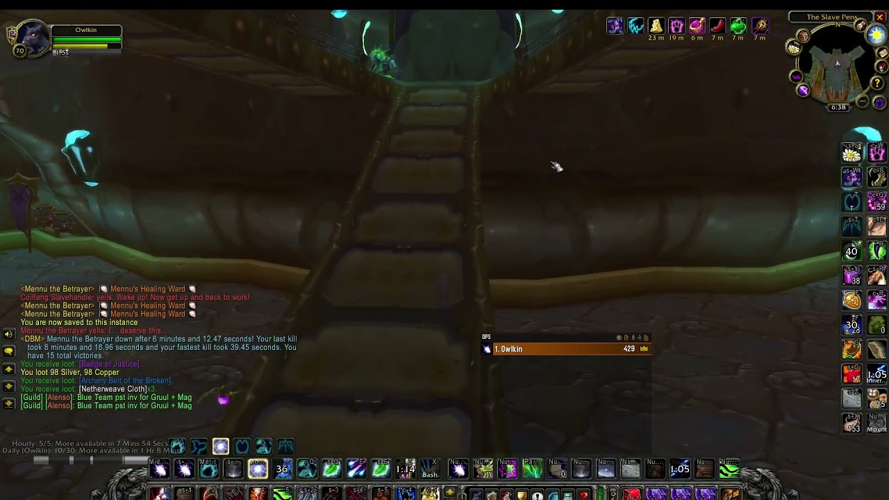 Moonkin solo heroic slave pens full run