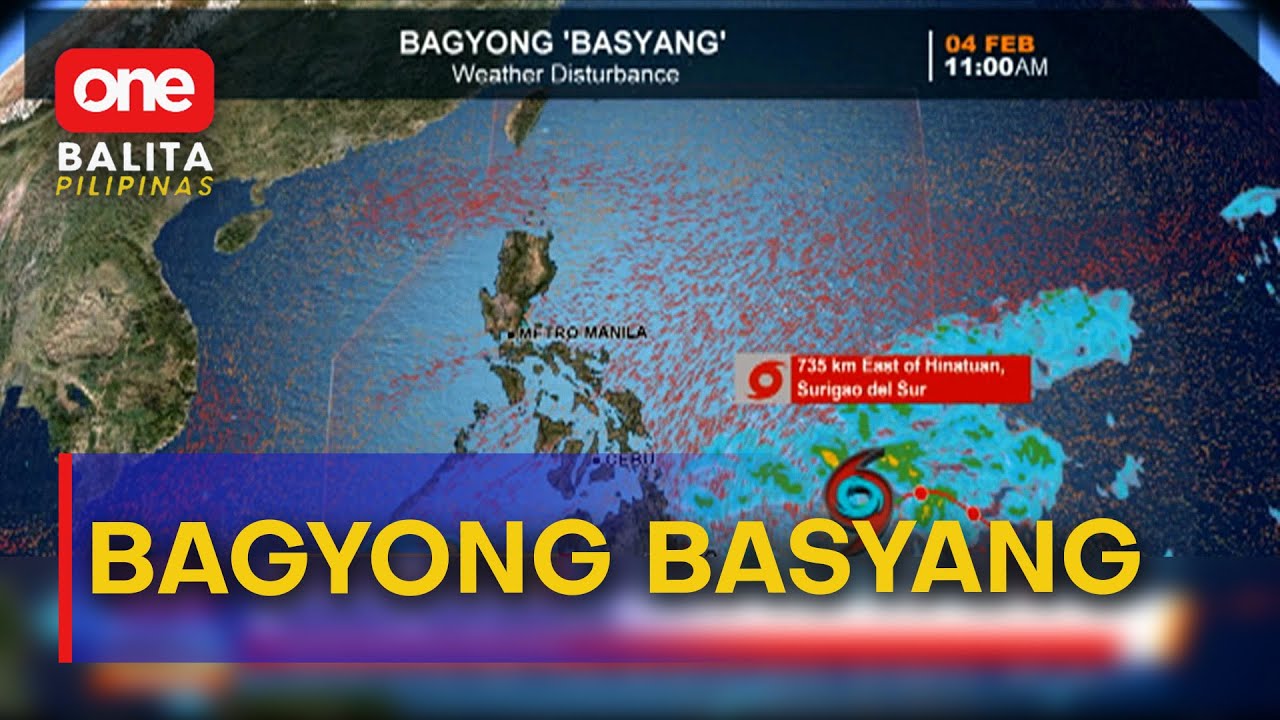 #BasyangPH, binabantayan; posibleng mag-landfall sa Eastern Mindanao | One Balita Pilipinas