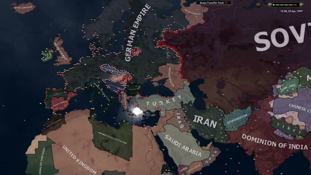 GERMAN DOMINATION - HOI4 Timelapse