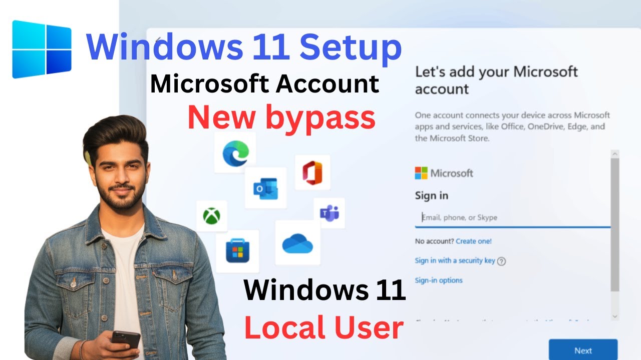कोई Microsoft Account आवश्यक नहीं | Windows 11 bypass Microsoft Account | Windows 11 Local user