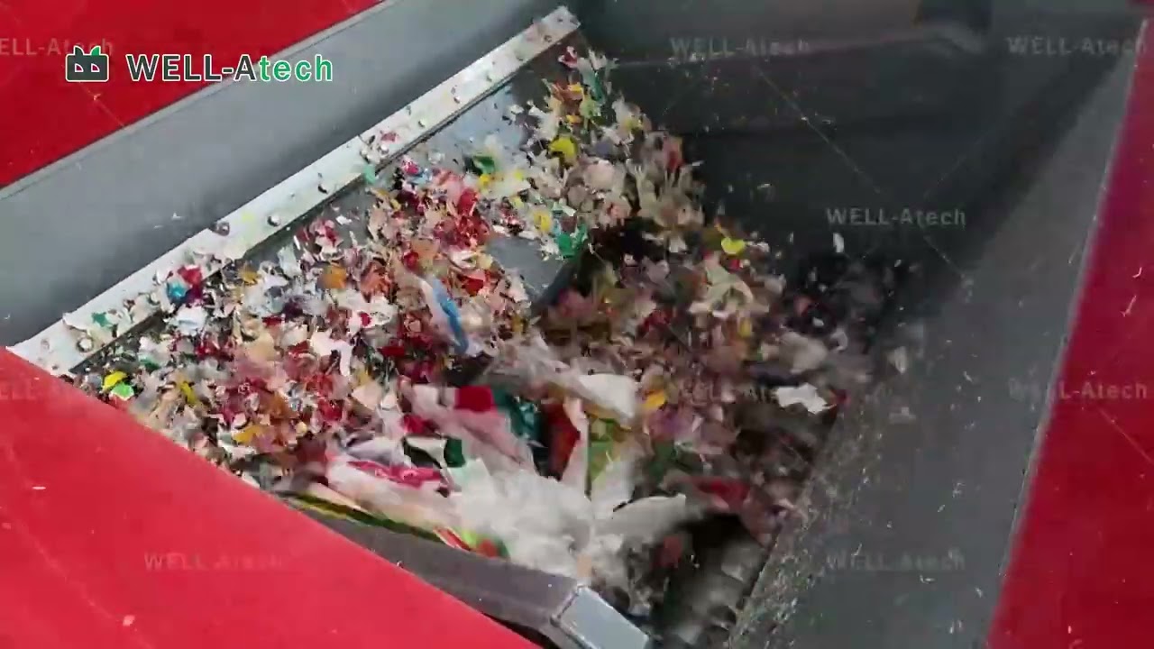RDF Single Shaft Shredder#industrialshredder #singleshaftshredder #recyclingindusty#rdfshredder