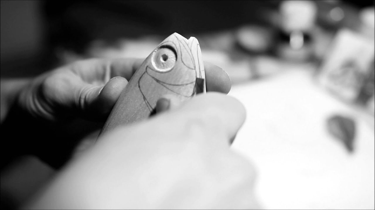 Lure making: how to carve 3d scales by hand