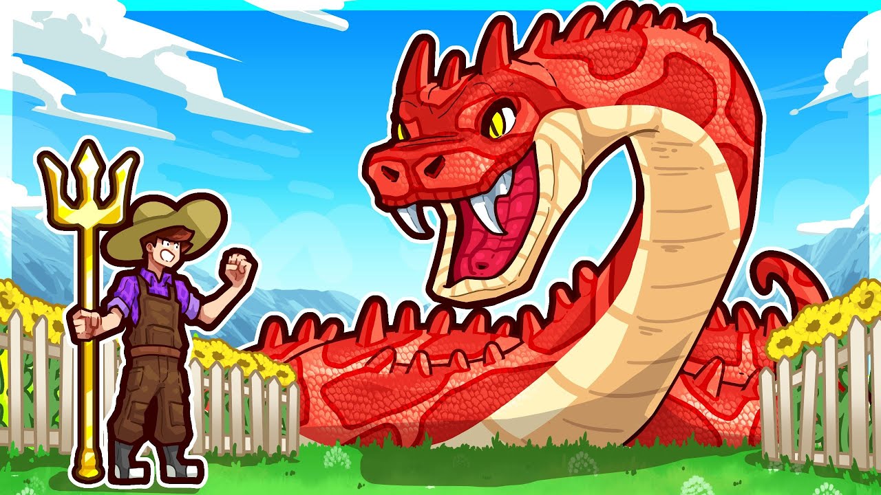 I Fought GIANT SNAKES To Defend My Farm in Snake Farm