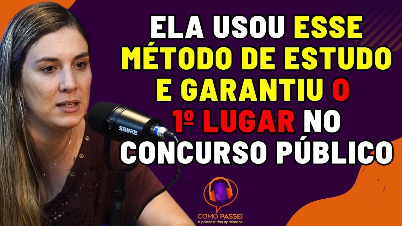 Rapidamente Ela Percebeu o Que Precisava Fazer Para Passar no Concurso Público