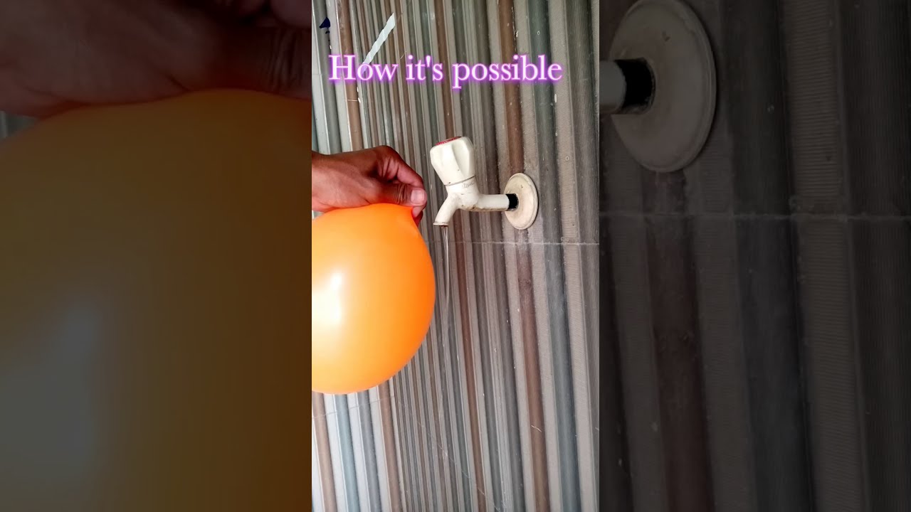 Balloon Vs Water Experiment | Science Experiment | Tribo Electric Effect