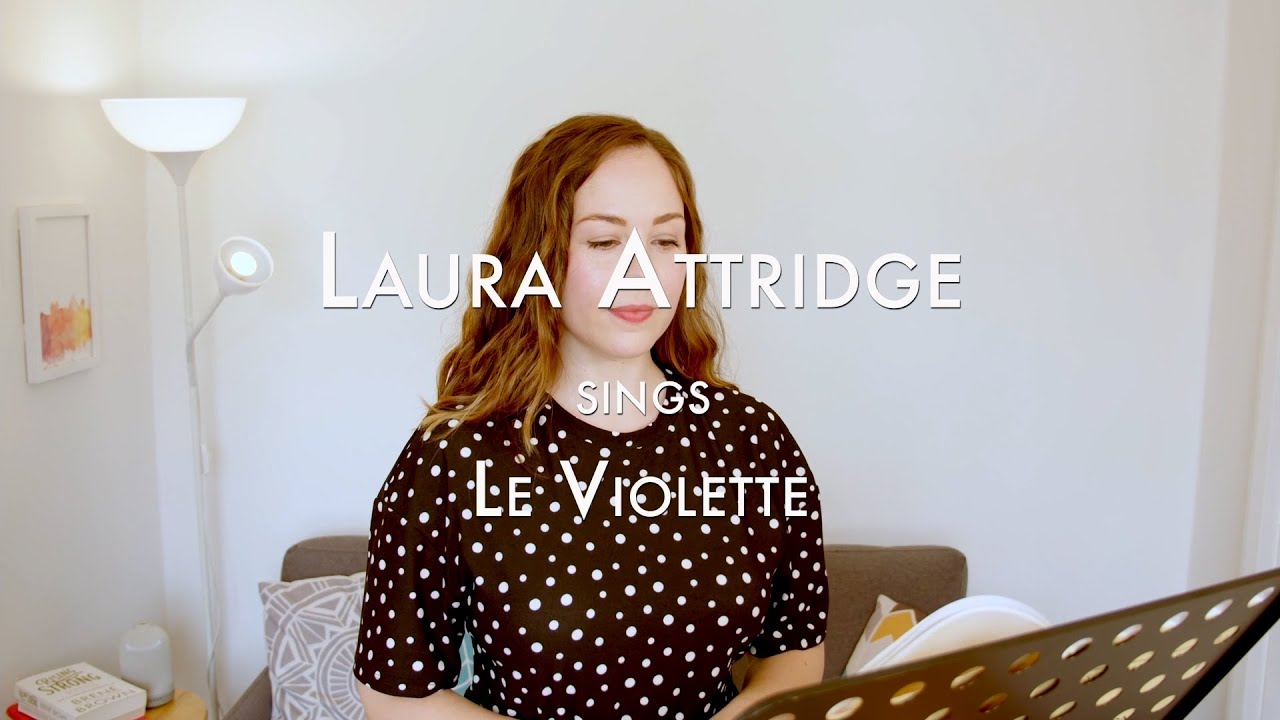 Laura Attridge sings 